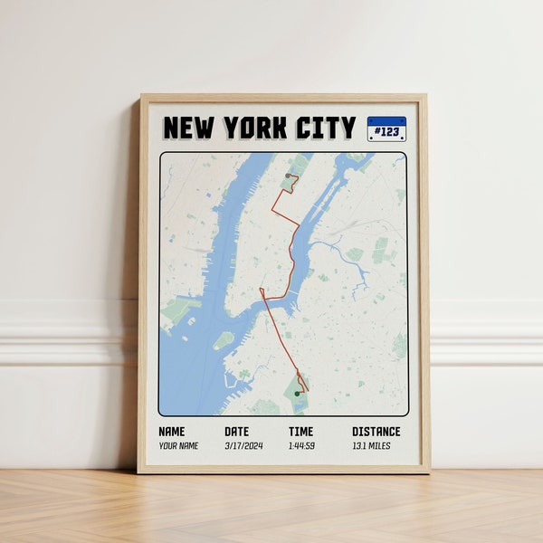 NYC Half Custom Race Poster