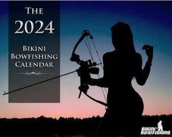 Personally Signed 2024 Bikini Bowfishing Calendar