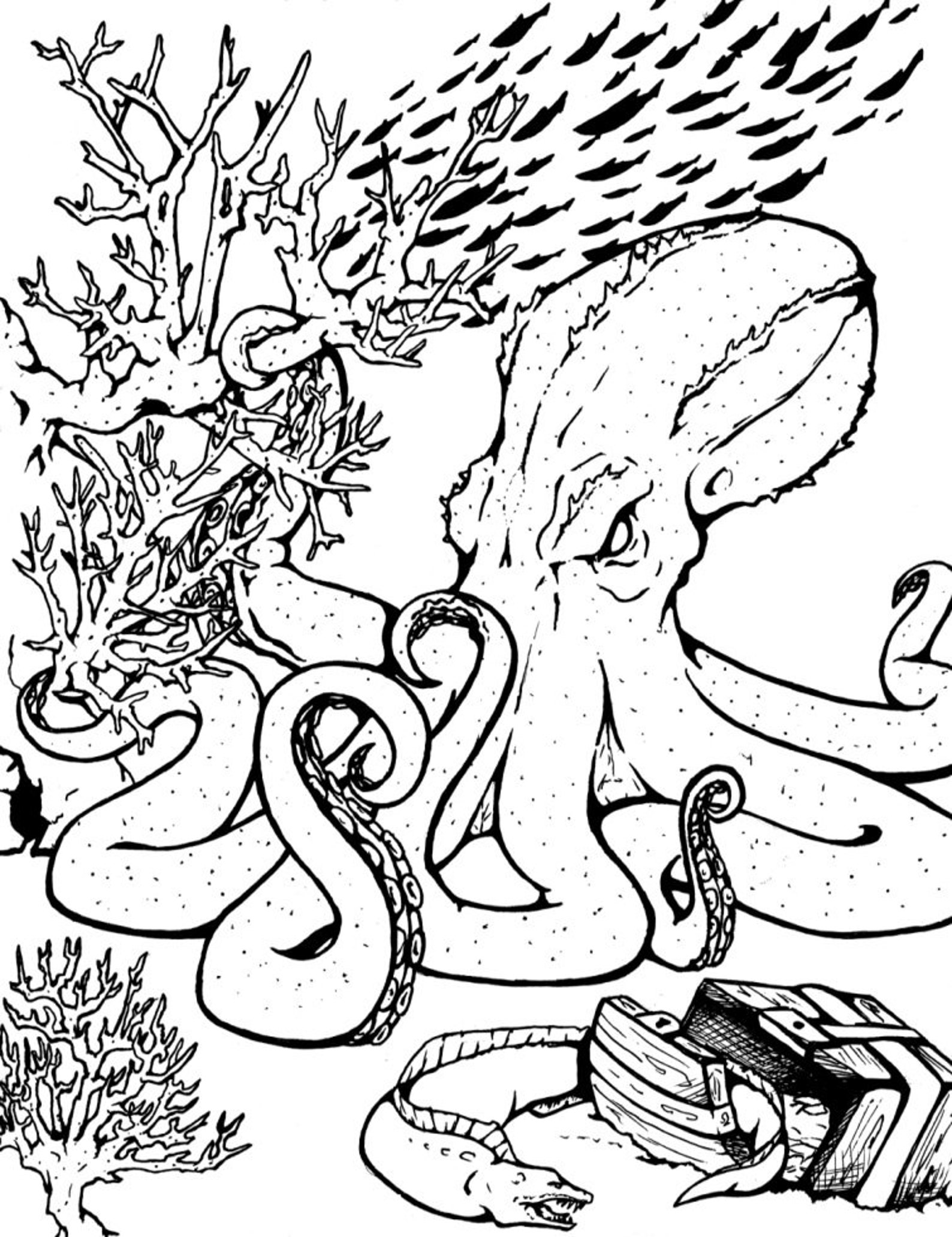 Laminated Original Artwork Print by Coley Jens Poster 22x28 - Etsy