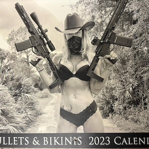 Previous years&#39; Calendar with great photos! 2023 Bullets and Bikinis Calendar