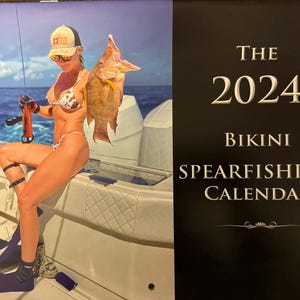 Previous years&#39; Calendar with great photos! 2024 Bikini Spearfishing Calendar