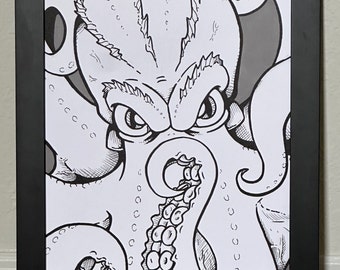 Laminated Original Artwork Print by Coley Jens Poster 22x28 - Etsy