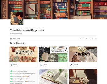 Esthetische planner voor school