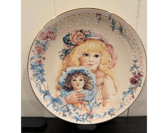 Jan Hagara Cathy Dear to My Heart Collector Plate Hamilton Collection 1989 COA