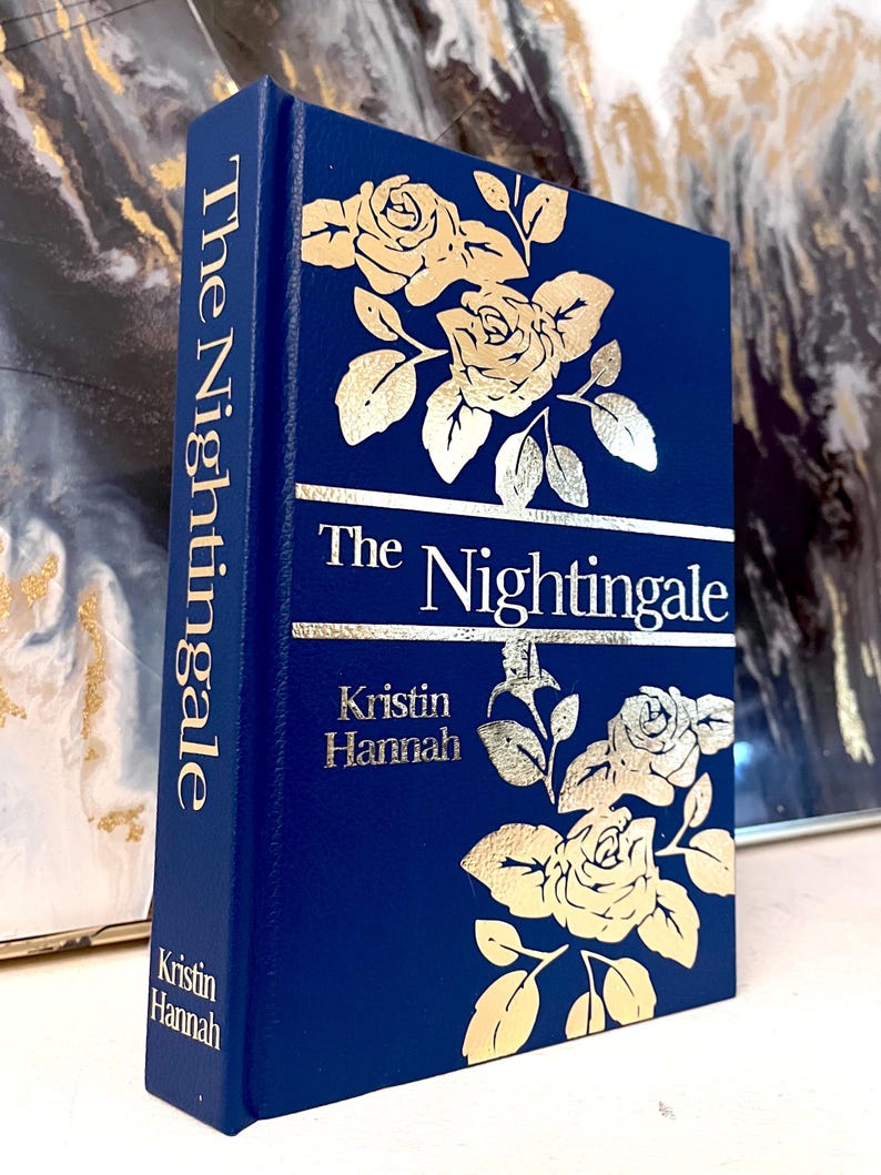 Läderbunden: Näktergalen av Kristin Hannah Inbunden bild 1