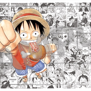 Tapis de jeu One Piece - Hungry Luffy - Fichiers numériques HD