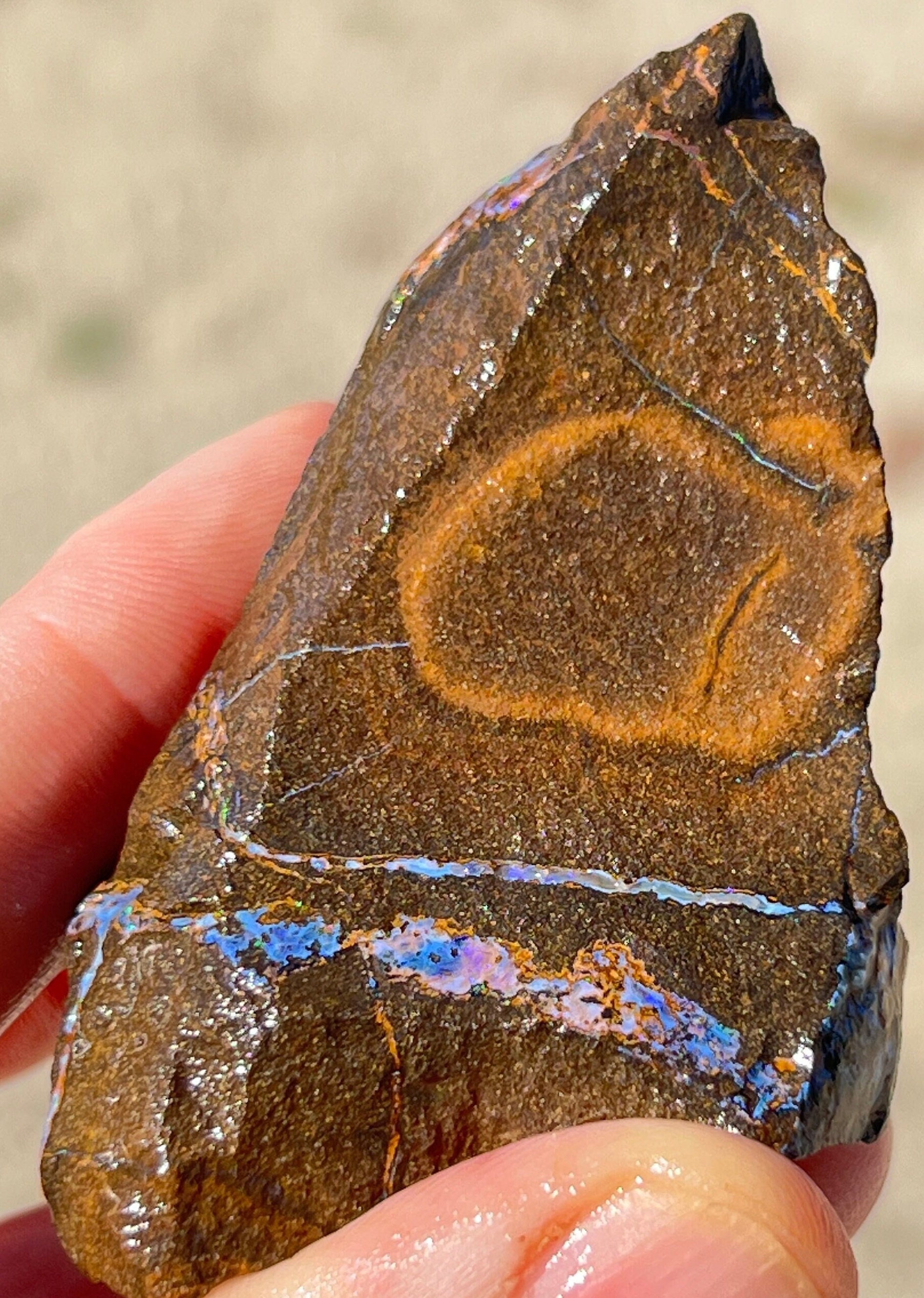 Opale Brute Boulder Naturelle 40.80 Carats - Pierre Brute Australie Cadeau Collection