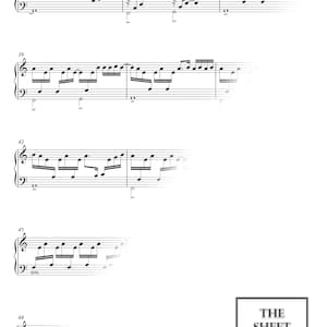 Page three of Una Mattina by Ludovico Einaudi, Sheet Music for Piano, Intermediate Level, Instant Printable PDF Sheet Music Download, Piano Music Sheets