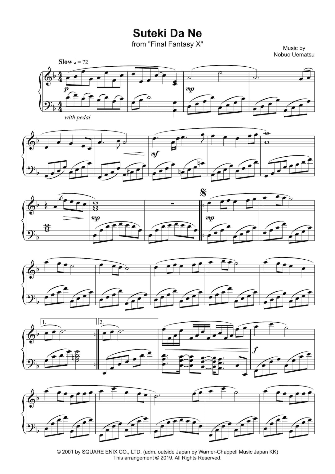 バイエル ファイナルファンタジー10＆素敵だね 楽譜 2冊セット ファイナルファンタジーXより【素敵だね】楽譜動画 - YouTube