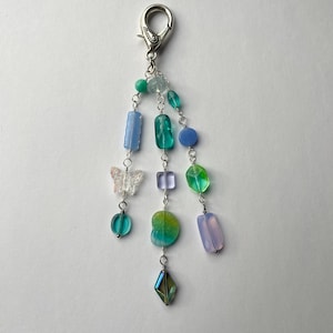 Mermaid Waves Bag Charm/Keychain