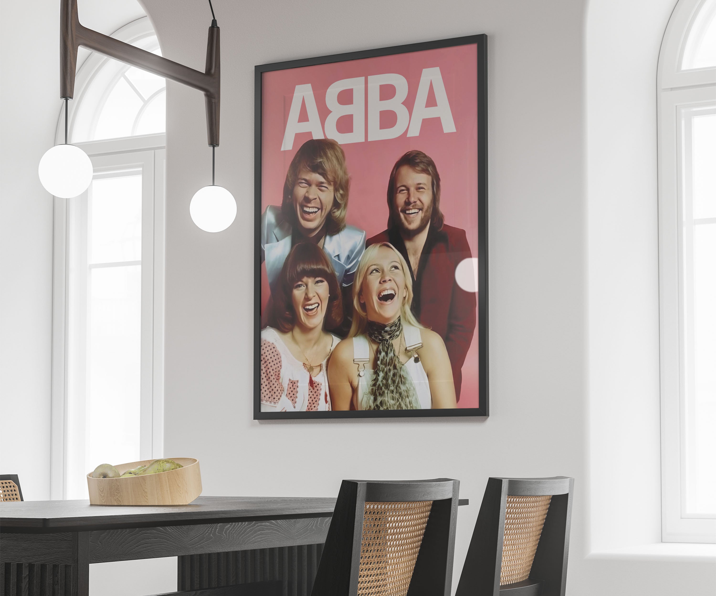 ABBA Band Poster, ABBA Printable Art, Disco Music Decor, Vintage Pop ...
