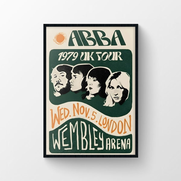 Abba Poster - Etsy