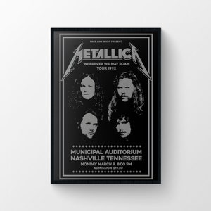 Master of Puppets by Metallica , Vinyl LP Record Framed and Ready to Hang,  Music Gift, Display, Wall Art 