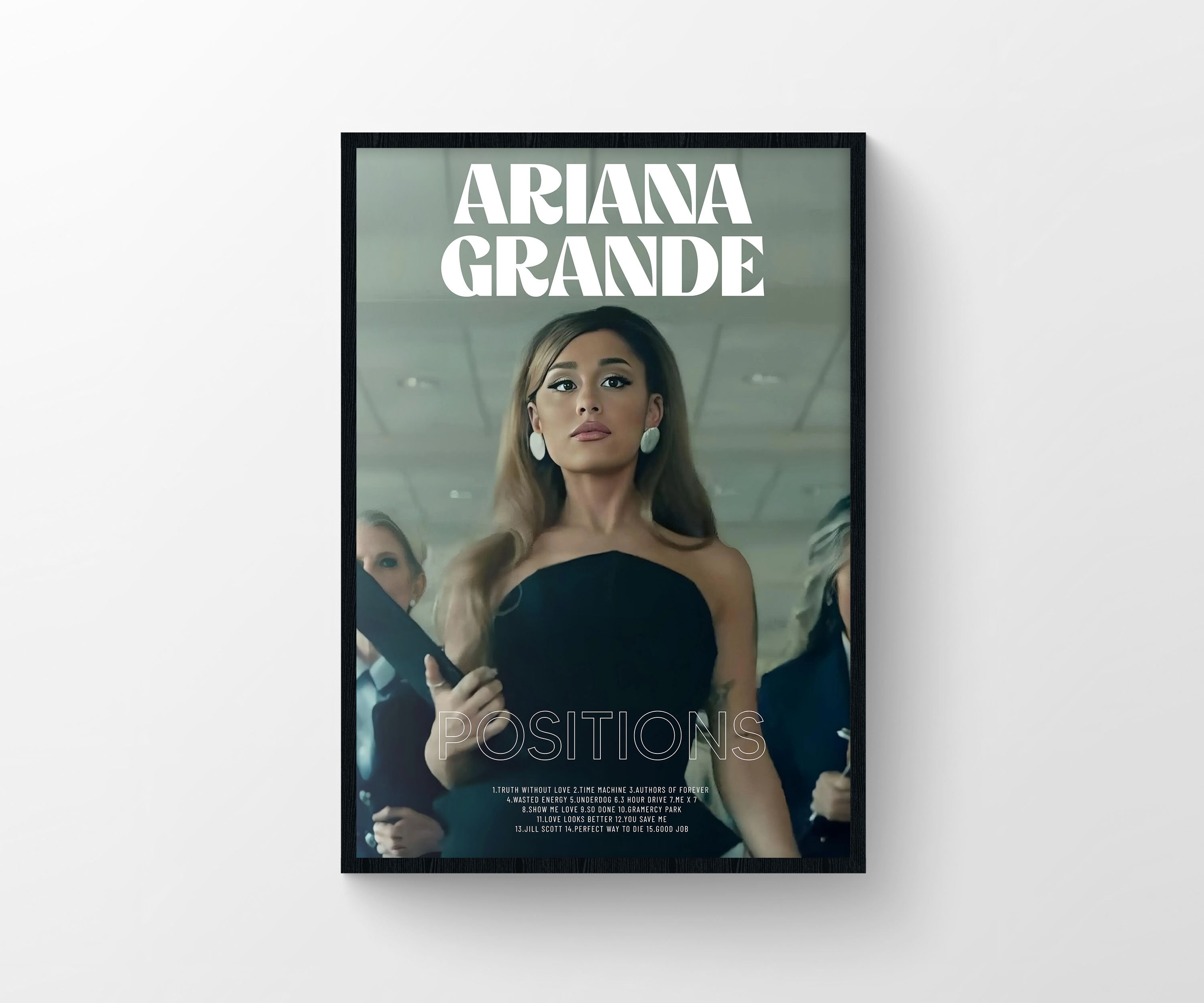 Ariana Grande Thank U Next Music Album Cover Wall Art Poster – Aesthetic  Wall Decor