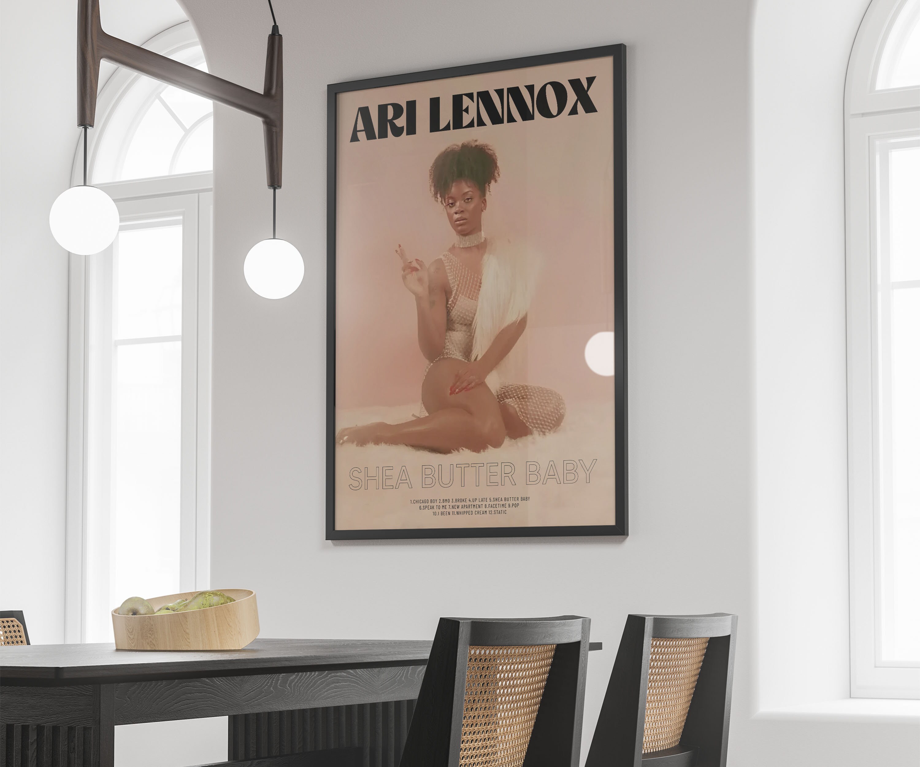 Ari Lennox Shea Butter Baby Album, Neo-Soul Bliss, Custom Album Cover Art, Printable Poster, Smooth Harmonies