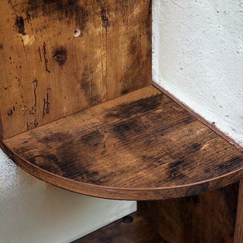 Wooden Corner Wall Shelf, Corner Wall Decoration, Decorative