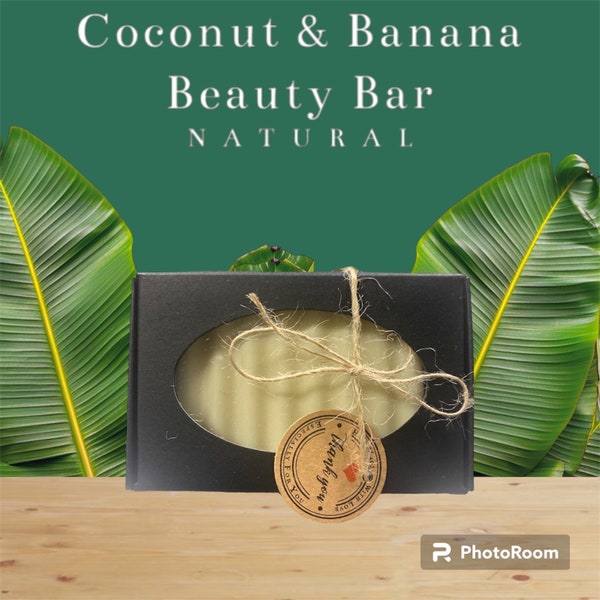 Coconut and Banana Beauty Bar