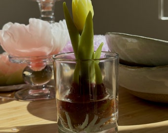 Tulip bulb candle for Easter or Spring home decor