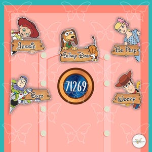 PERSONALIZED Toy Story -Disney Movie Inspired Magnets Cruise Suite Door Magnets/Cruise Magnet/ Disney Cruise Decor/cartoon superhero
