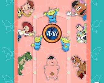 Toy Story -Disney Movie Inspired Magnets Cruise Suite Door Magnets/Cruise Magnet/ Disney Cruise Decor/cartoon superhero