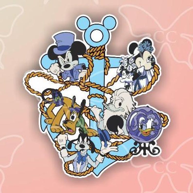 Movie Characters on Anchor-disney Movie Inspired Cruise Suite Door ...
