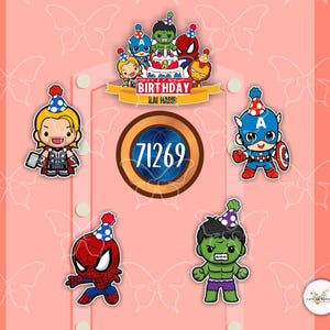 Heroes Avenger Movie-inspired Magnets For Cruise Ships' Stateroom Doors /Gift ideas for cruising /Cruise Cabin Decor/superhero cute