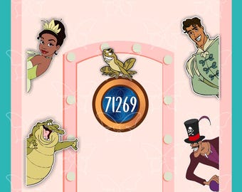 Princess and the frog -Disney Movie Inspired Cruise Suite Door Magnets/Refrigerator car memento souvenir gift