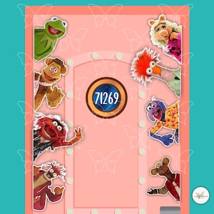 REAL Muppet Show-Disney Movie Inspired Magnets Cruise Suite Door Magnet/Refrigerator car memento souvenir