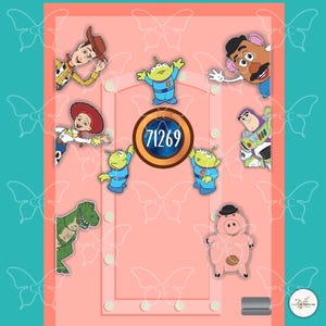 Toy Story -Disney Movie Inspired Magnets Cruise Suite Door Magnets/Cruise Magnet/ Disney Cruise Decor/cartoon superhero