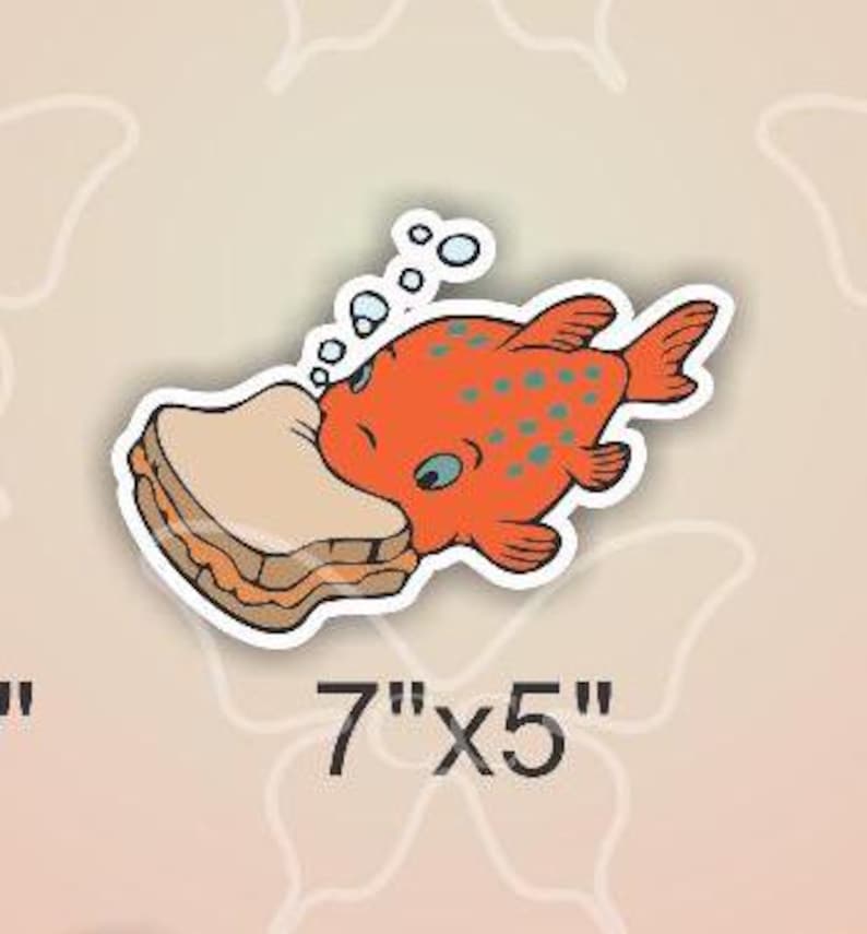 Sailor Lilo Stitch Angel & Friends-Disney Movie Inspired Cruise Suite Door Magnets/Refrigerator car memento souvenir gift Pudge (Fish) FULL