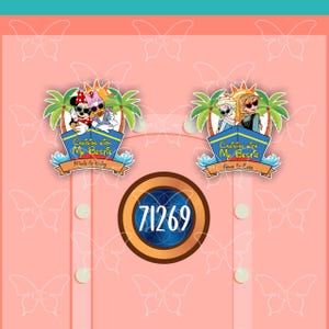 PERSONALIZED girls trip Cruising with my bestie-Disney Movie Inspired Magnets Cruise Suite Door Magnets/Door Magnet/Disney Cruise Decor