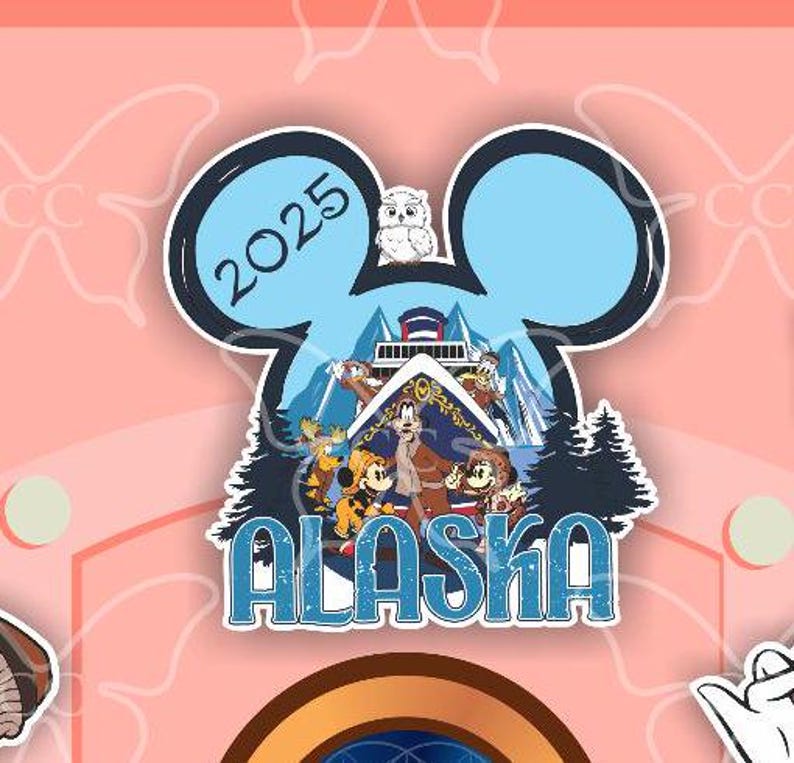 PERSONALIZED Alaska Cruising Mickey & Friends Boat-disney Inspired ...