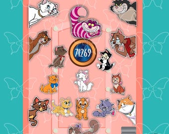 CATS - ディズニーアニメ映画にインスパイアされたマグネット クルーズスイートドア/冷蔵庫 車用 記念品 お土産 ギフト ヒーロー 6 ザ・レスキューズ ダルメシアン