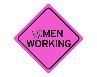 Bord voor vrouwen aan het werk