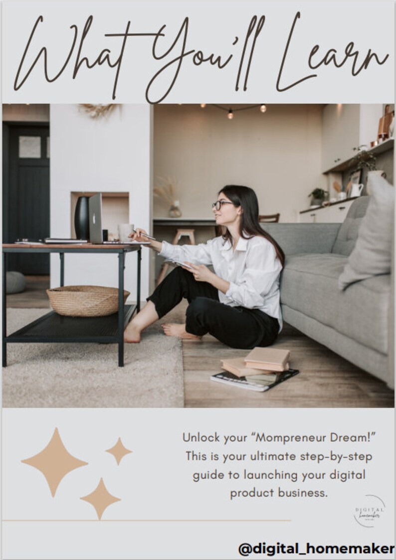 Digital Marketing Playbook for Moms - Etsy