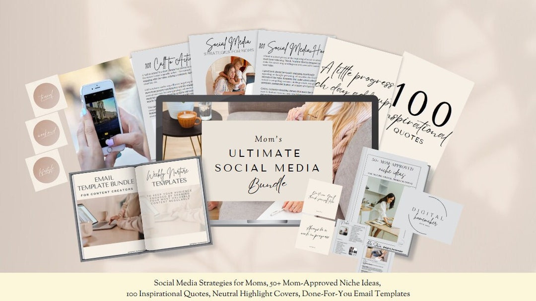 Mom's Ultimate Social Media Bundle - Etsy
