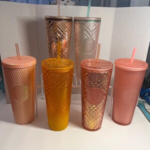 Gold Starbucks Tumbler - Etsy
