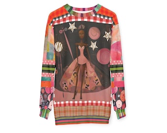 Black Ballerina Wearable Art Pullover