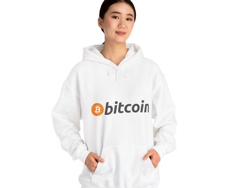 Bitcoin Logo Hoodie | Bitcoin Sweatshirt | BTC Crypto Coin | Cryptocurrency Gifts | Bitcoin Gift for ALL
