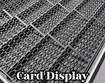 Card Risers for Display Case 34x22 | 3D Printed PLA Risers | Vendor Display Setup | Booth Display | Pokemon Cards | Sports | Card shows