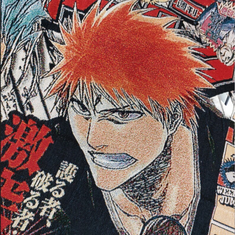 Mixed Anime Sofa Blanket Ichigo Kurosaki Blanket Manga Blanket Light