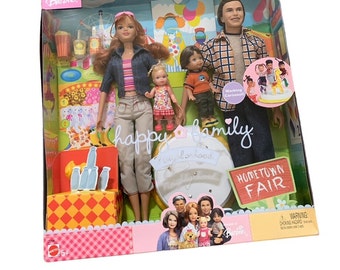 Barbie Happy Family Neighborhood Hometown Fair Set of 4 Dolls BNIB Midge Alan Etsy
