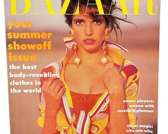 Harper's Bazaar US Oct 1985 Vintage Rare Retro Original