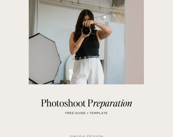 Brand Photoshoot Preparation Guide | PDF Download | Brand Photography Tips | Small Business Photo Shoot Planner