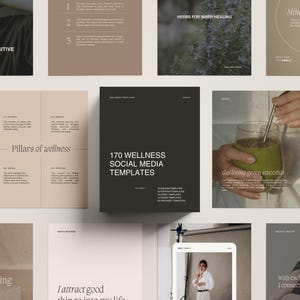 170 Wellness Social Media Templates