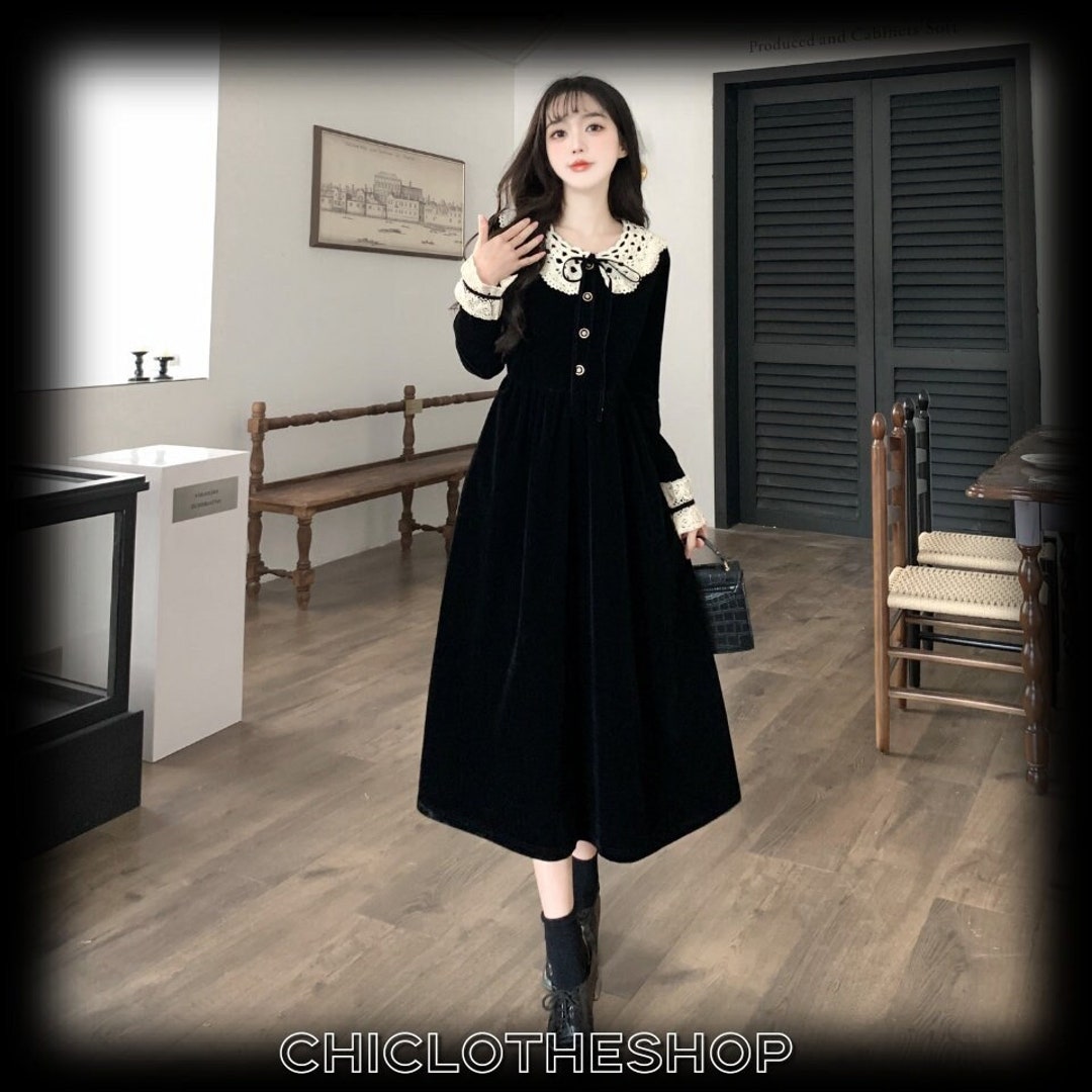 Plus Size Dress, Women Winter Dress, Fall Dress, Princess Dress, Sweet