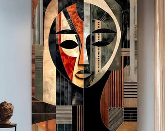African art poster, African Abstract wall Art, African paint Abstract Art, gift for African, Unique Home decor, African art gift Idea