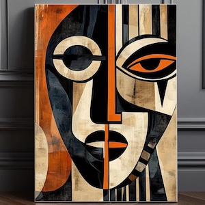 Abstract African Culture Canvas Art: Ethnic Home Decor