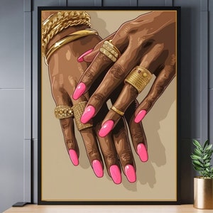 Black Culture Wall Art, Afro Art Prints for Mental Health, Black Girl Art, Unique Room Decor, Printable Poster for Home