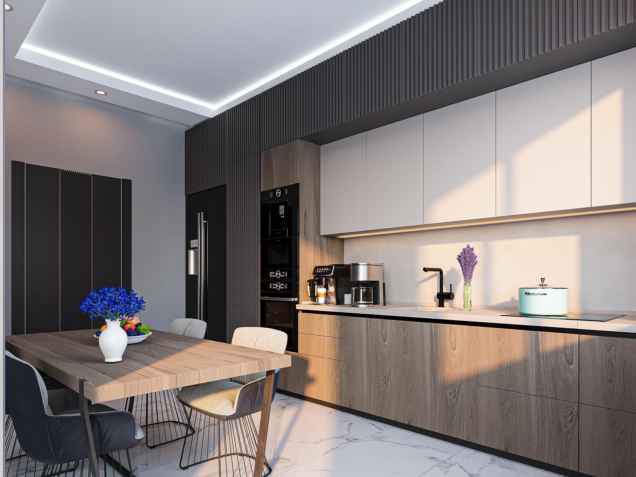 Kitchen Interior Designs, Kitchen Interior Decor, Kitchen Remodel, 3D Visualization, 3D ...